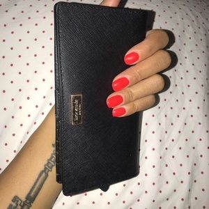 Black Kate Spade Cameron Street Stacey wallet